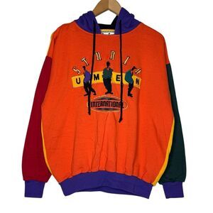 Vintage Studio Umen Color Block Hoodie Sweatshirt Men’s Sz S